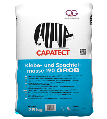 capatect klebe u spachtelmasse 190 grob 1 - BAUFuzzi - online Baustoffhandel -