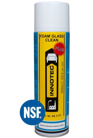 Innotec Foam Glass Clean Plus – Lebensmitteltauglicher Glasreiniger