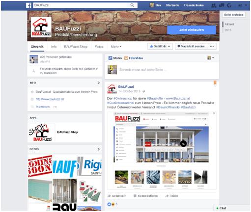 Baufuzzi auf Facebook, Der Onlineshop für dein Baumaterial in Österreich, Baustoffshop, Baustoffhandel, Vollwärmeschutz, Innenausbau, Rohbau, Fassade, WDVS, Fenster, Türen, Werkzeug, Estrich, Beton, Ziegel, Fliesenkleber, Dämmstoffe, Isolierung, Werkzeug, Hammer und Co